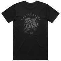 Castlemaine Rod Shop T-Shirt - Grey Logo