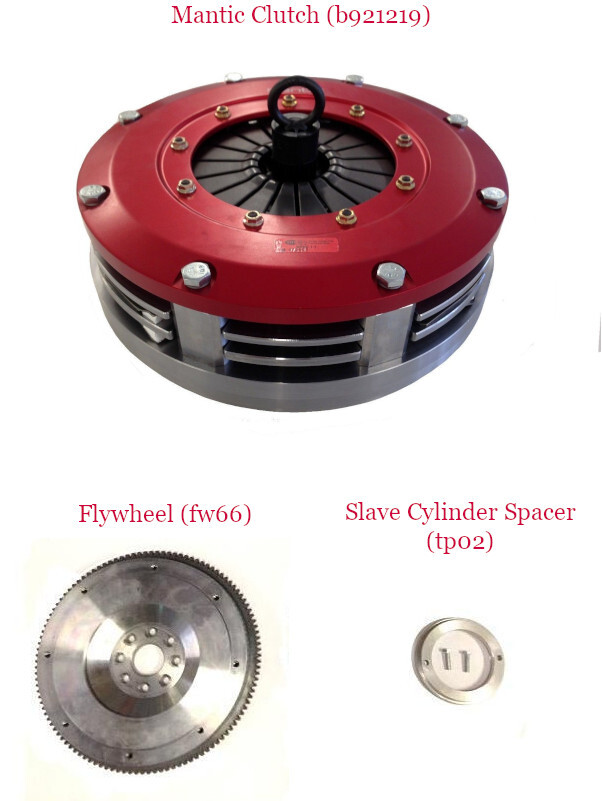 Mantic Complete Clutch Kit [Trans GM Tremec T56 6 Speed; Engine