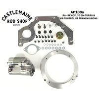 Adaptor Plate Kit [Gearbox: GM Powerglide V8; Engine: Ford BA, BF & FG 6 Cyl (Barra)]