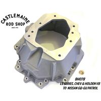 Bellhousing Kit [Gearbox: Nissan GQ & GU Factory 5 Speed (Manual); Engine: Chev Small Block, Holden 253, 308 & 5Ltr EFI, LS1, LS2, LS3, LSA, LSX]