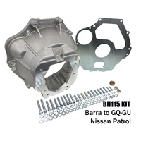 Bellhousing Kit [Gearbox: Nissan GQ & GU Factory 5 Speed (Manual); Engine: Ford BA, BF & FG 6 Cyl (Barra)]