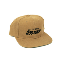 Castlemaine Rod Shop Snap Back Caps [Tan]