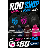 Castlemaine Rod Shop Beanie & Hoodie