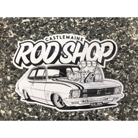 Castlemaine Rod Shop - REAL DEAL LC Torana Burnout Car Black & White