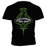Castlemaine Rod Shop T-Shirt - Pinstripe
